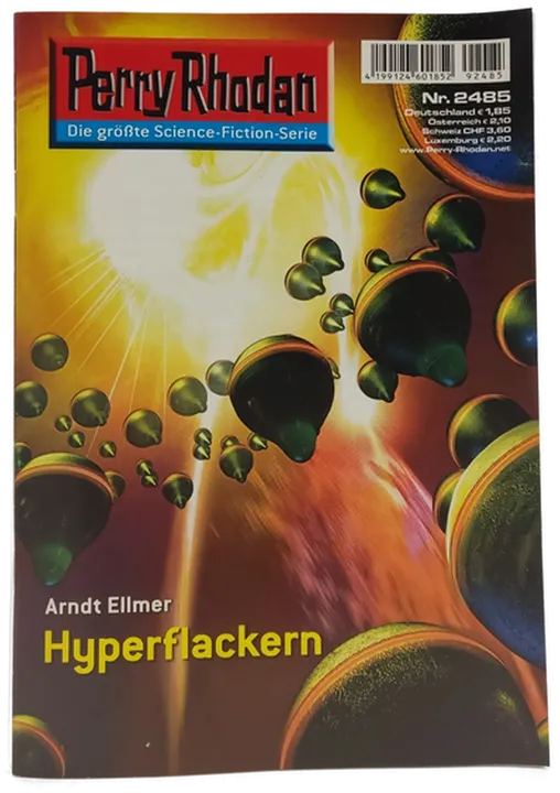 Romanheft Perry Rhodan Hyperflackern Erstauflage Nr. 2485 - Bild 1