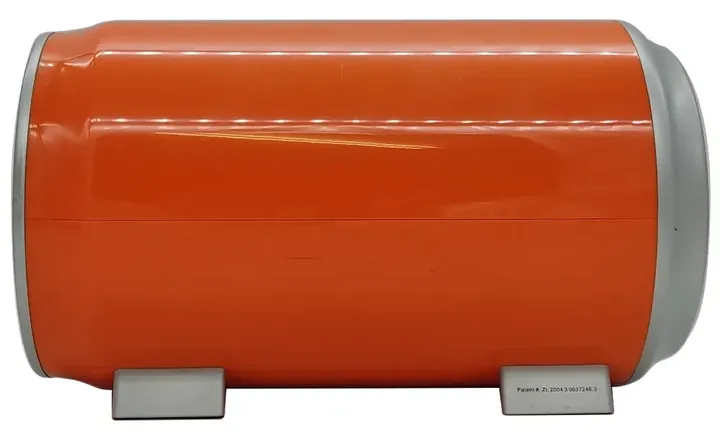 INTELLI Retro CD/DVD-Aufbewahrungsbox in orange, Länge 30cm - Bild 1