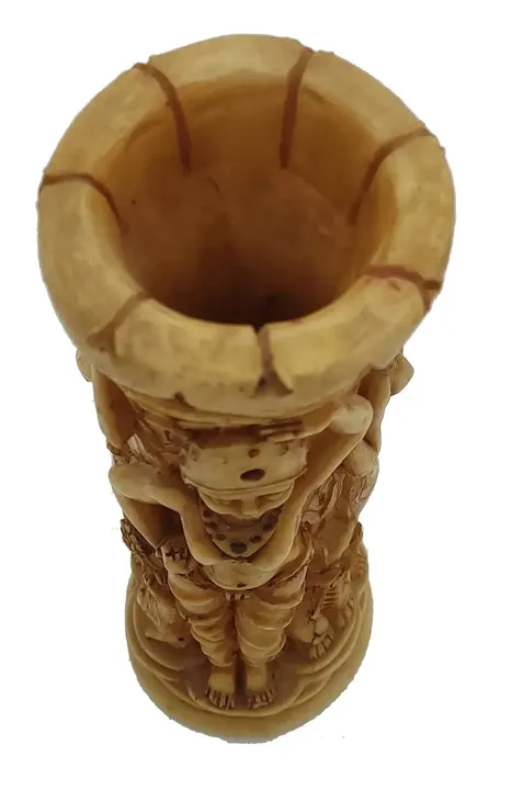 Dekorativer Kerzenhalter / Figurenvase – exotisches Damenmotiv - Bild 2