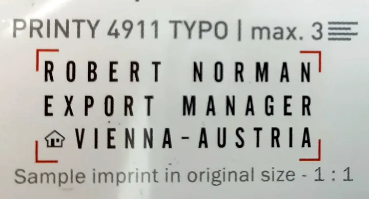 Trodat Typomatic Printy 4911 - Bild 3
