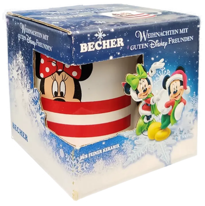 Disney Weihnachten mit guten Freunden Minnie Maus Becher - Bild 1