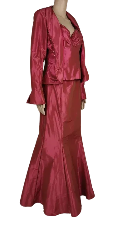 Vera Mont Damen Kostüm dunkelrosa (3 tlg.) - Gr. 34-38 - Bild 3
