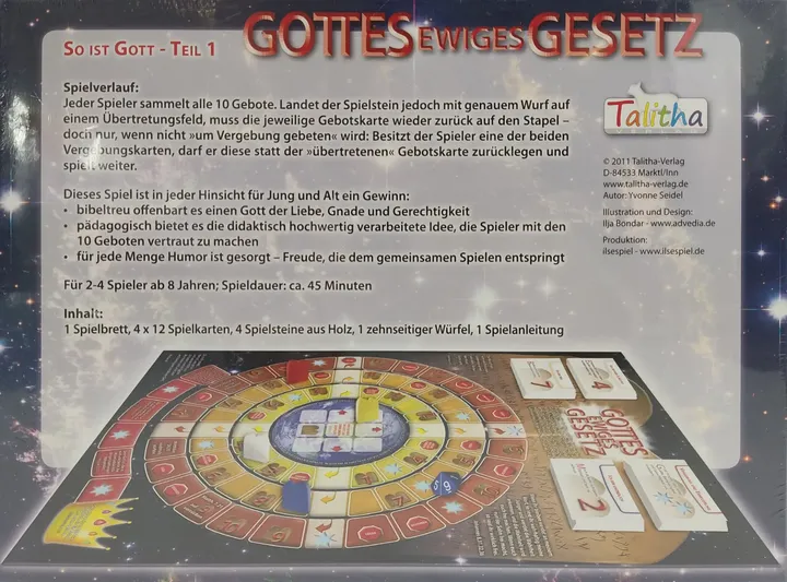 Gottes ewiges Gesetz - Gesellschaftsspiel - Talitha Verlag  - Bild 2