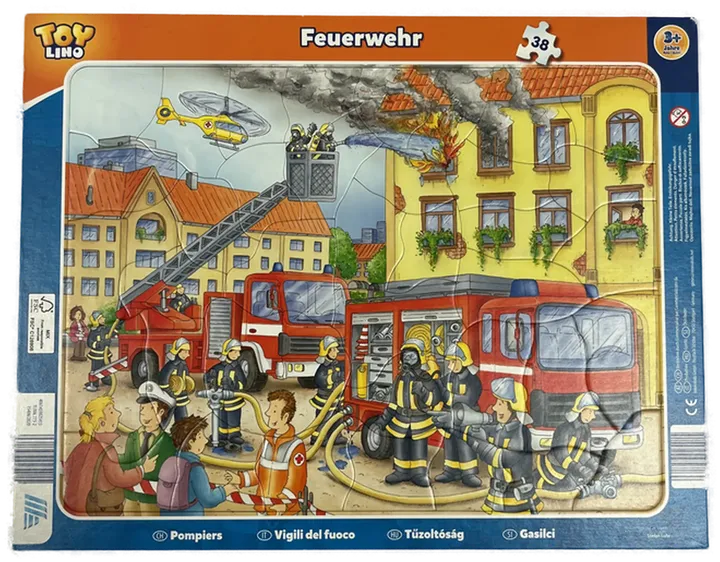 Kinderpuzzle (3er Pkg.) Polizei, Feuerwehr, Feuerwehr ab 3 Jahre - Bild 4