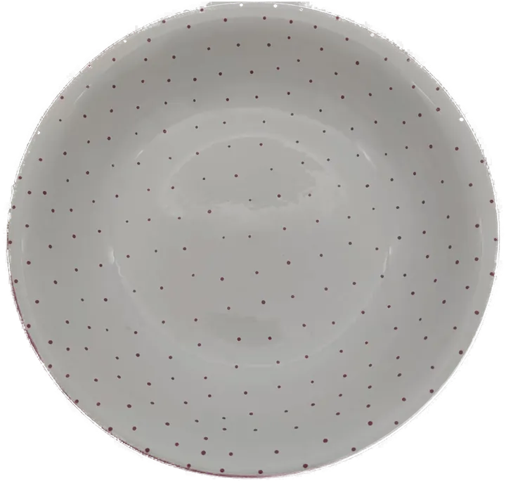 Gmundner Keramik Schale rosa Tupfen, Durchmesser: 32 cm - Bild 2