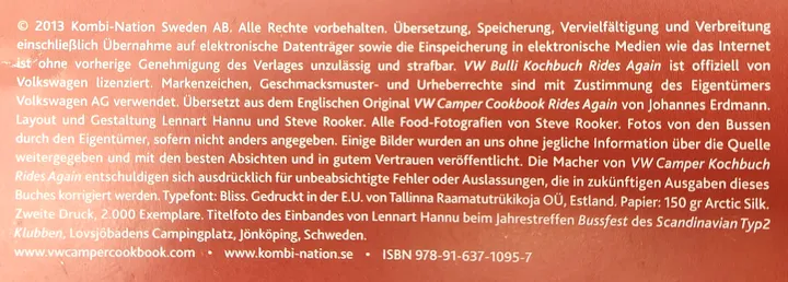 VW Bulli Kochbuch - Rides Again - Bild 3