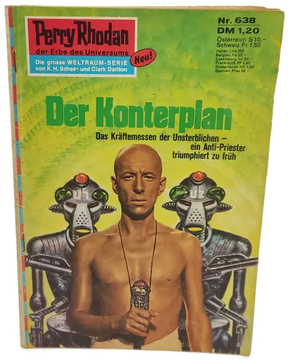  Romanheft Perry Rhodan Der Konterplan Erstauflage Nr.638 - Bild 2