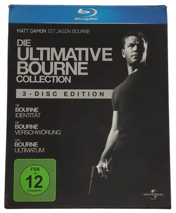 Blu-Ray 3 Disc's Die Ultimative Bourne Collection 3- Disc Edition mit Matt Damon, ...... - Bild 1