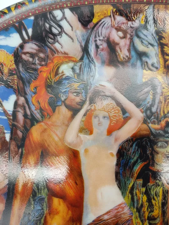 Lilien Porzellan Wandteller: Ernst Fuchs - Bild 3