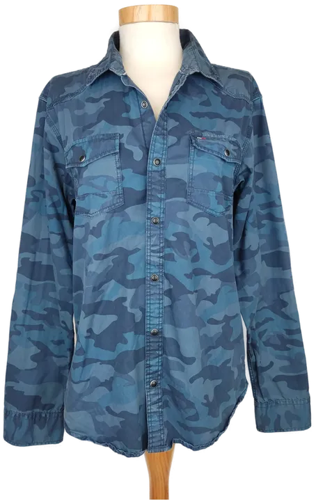 Hilfiger Denim Damen Jacke blau camouflage - S/36 - Bild 1