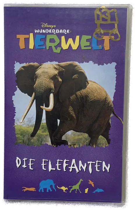 Disneys wunderbare Tierwelt: Die Elefanten - VHS - Bild 1