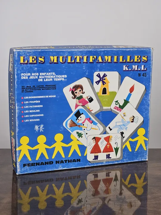 LES MULTIFAMILLES K.M.L  N 45 - Vintage Gesellschaftsspiel - FERNAND NATHAN  - Bild 1