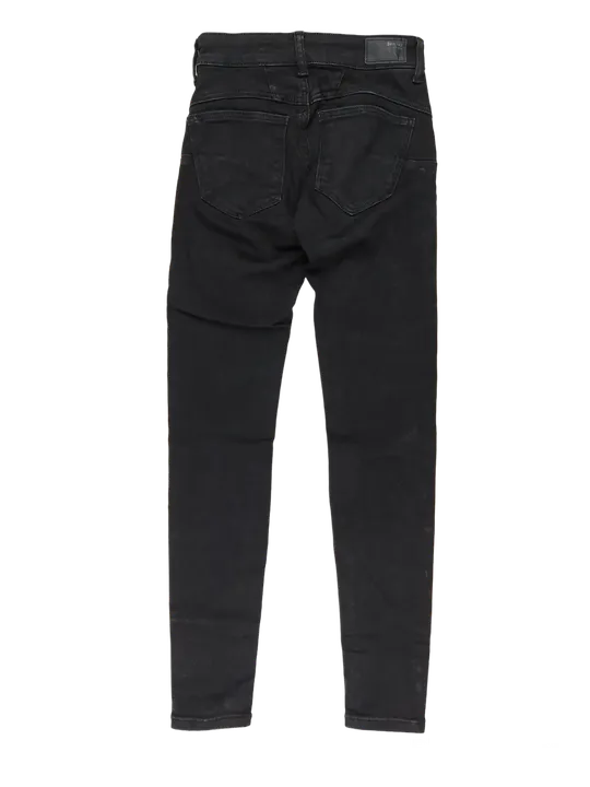 Bershka Damen Jeans schwarz - Gr. EU 32 - Bild 2