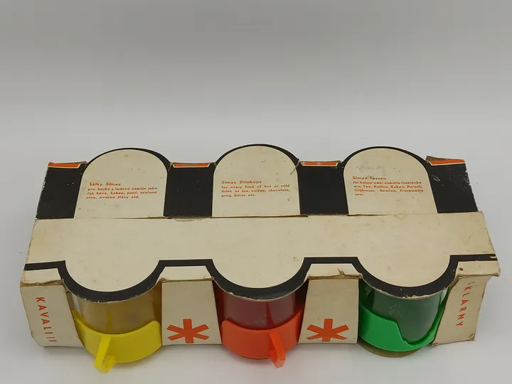 6-teiliges Gläser- bzw. Teetassen-Set aus den 70er-Jahren - Bild 3