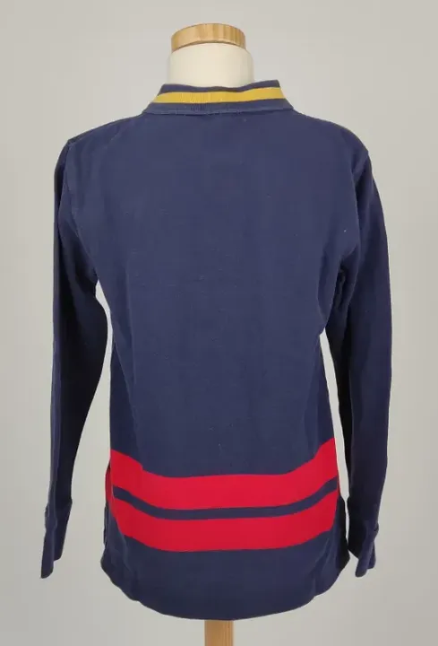 Ralph Lauren Jungen Langarmshirt dunkelblau mit bunten Details - M  - Bild 3