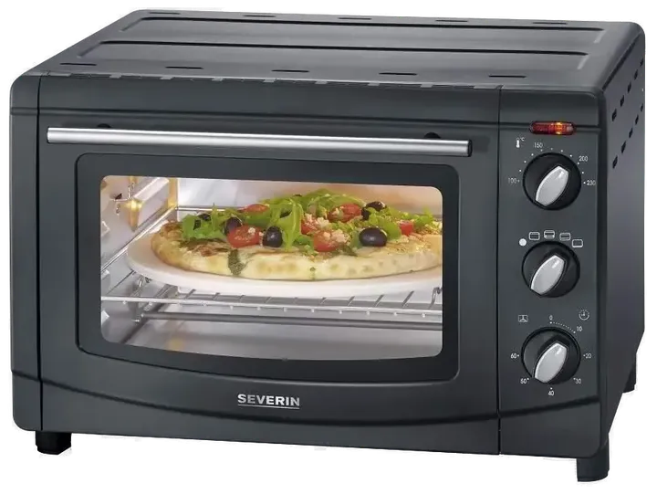 SEVERIN TO 2068 Mini Backofen 20L Kapazität 1.500 W schwarz - Bild 1