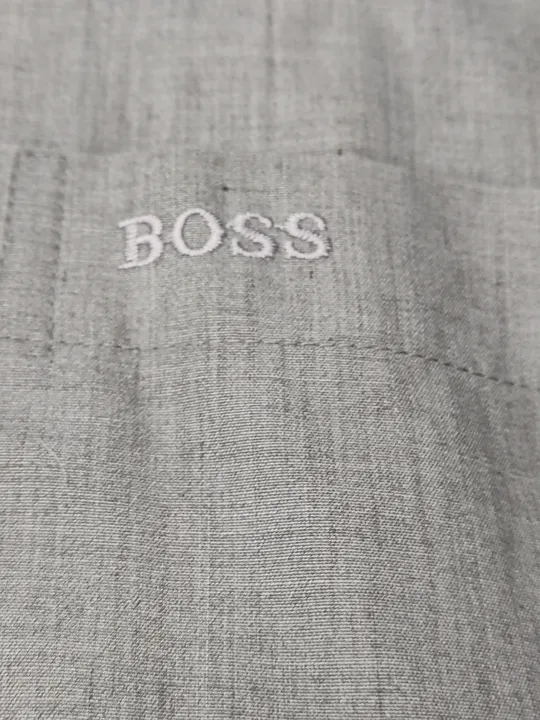 Hugo Boss Herren Hemd Grau Gr. 40 - Bild 3