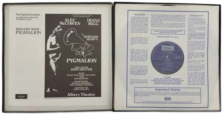 Bernard Shaw's - Pygmalion, 2-LP's Box  - Bild 3