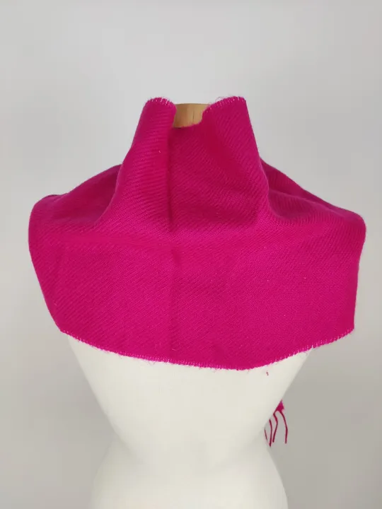 Schal, pink mit Fransen - Bild 3