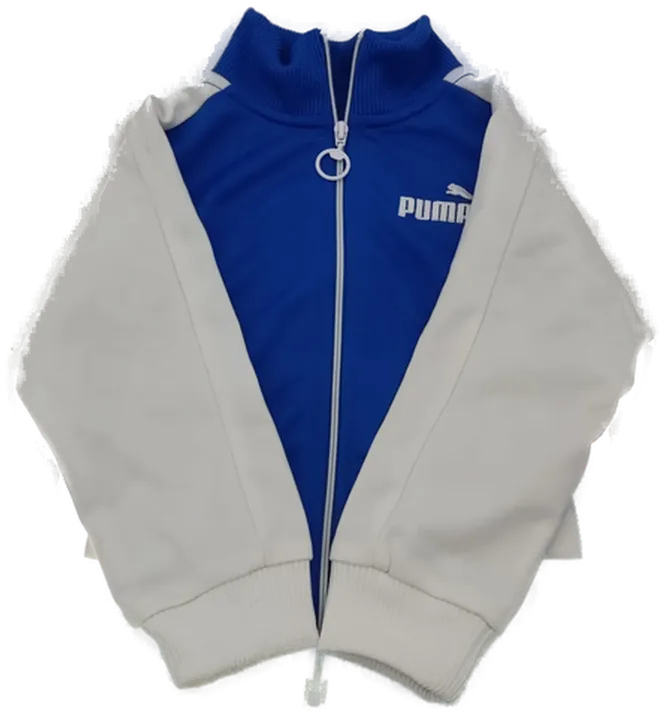 Puma Kinder Jacke blau/weiß Gr. 80 - Bild 1