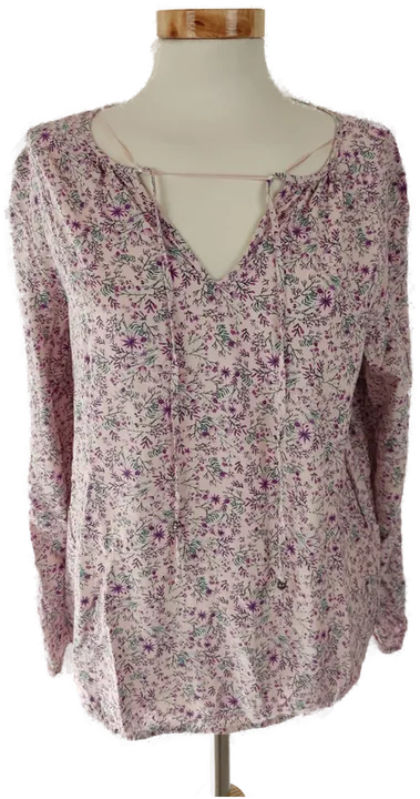 Esprit Damen Bluse Rosa Geblümt - L/40  - Bild 1