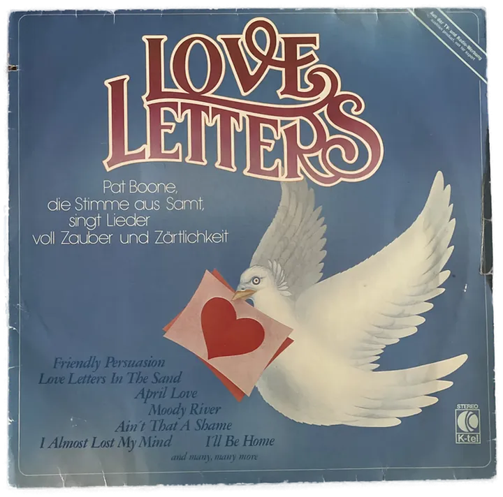 LP - Love Letters - Pat Boone, die Stimme aus Samt, singt Lieder voll Zauber und Zärtlichkeit - Bild 2