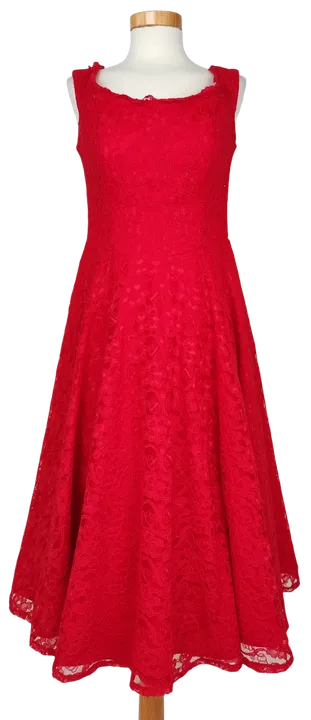 Vintage heine Damen Abendkleid, rot - Gr. S  - Bild 1