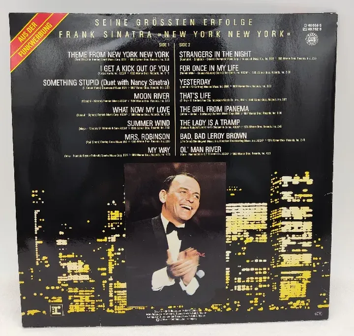 Langspielplatte - Frank Sinatra - New York New York - Bild 2
