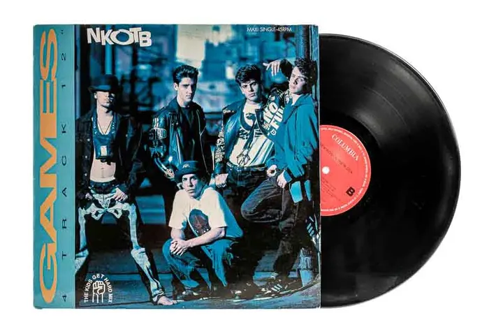 Vinyl / Single + Maxi-Single - NKOTB - Hangin' Tough + Games - Bild 2