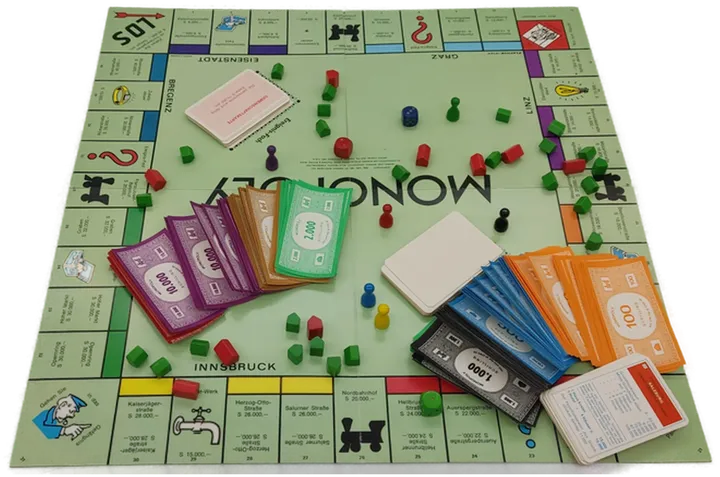 MONOPOLY PIATNIK-WIEN ÖSTERREICH EDITION, ca.1961, vollständig - Bild 1
