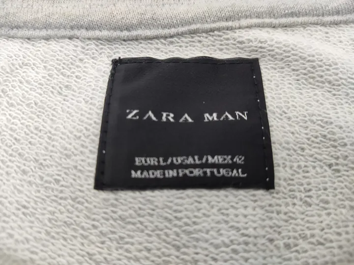 Zara Man Herren Sweater grau Gr.L - Bild 4
