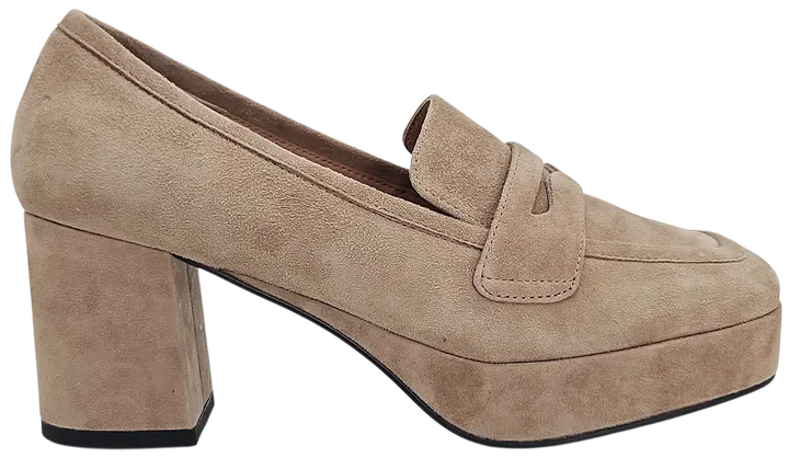 BIBI LOU Damen Plateau Schuhe, beige - Gr. 38 - Bild 2