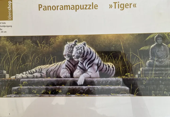 Panoramapuzzle Tiger 1000 Teile - NEU & OVP - Bild 1