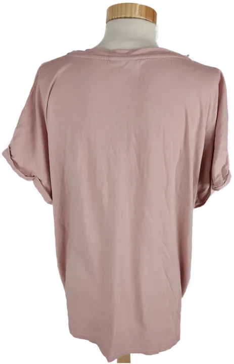 Yessica Damen T-Shirt XL altrosa, Brusttasche, kurzer Arm - Bild 4