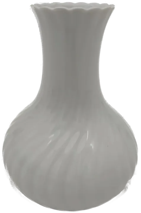 Tirschenreuth-Hutschenreuther Vase weiß Höhe: 13 cm - Bild 1