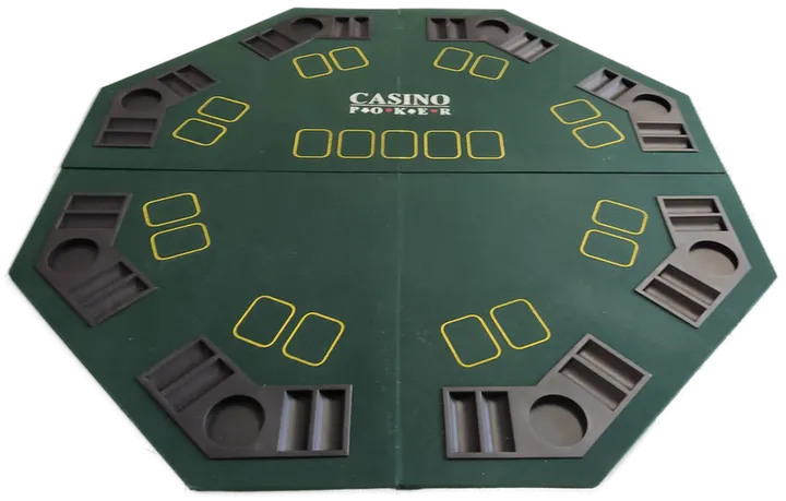  Weco Casino Poker Tischauflage-Pokertisch  1.20 m X 1.20 m mit Tasche - Bild 4