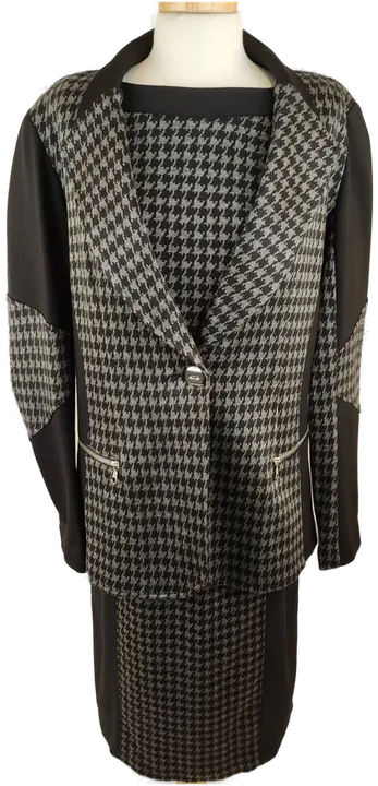 Joseph Ribkoff Damen-Kostüm schwarz-grauer Hahnentritt - XL/42 - Bild 4