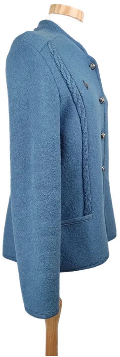 Kitz Pichler Damen Trachten Jacke blau, reine Schurwolle - Größe 38/40 - Bild 3