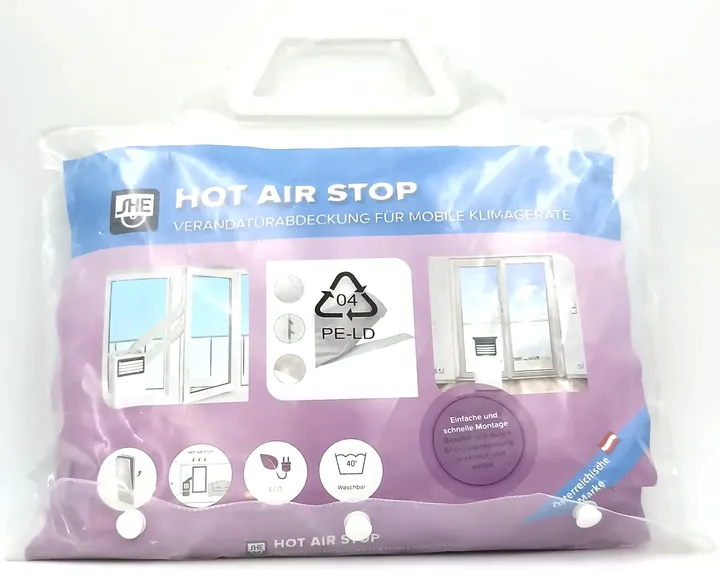 SHE Hot Air Stop - Verandatürabdeckung für mobile Klimageräte - Bild 1