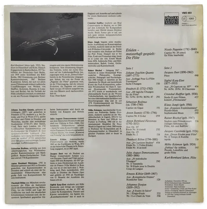 Etüden - meisterhaft gespielt: Die Flöte - 1979 - Bild 2