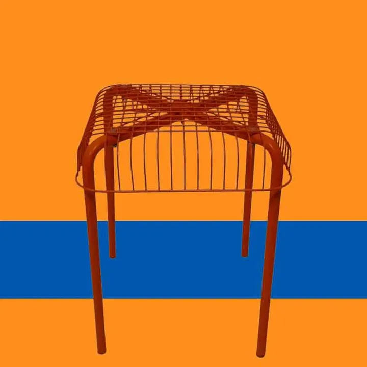Vintage Västerön Design-Hocker aus Metal von Ikea, 1990er, 2er Set - Bild 1