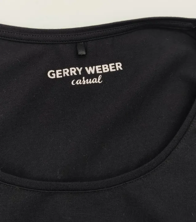 Gerry Weber casual Damen Basic Baumwollshirt schwarz - 42  - Bild 4