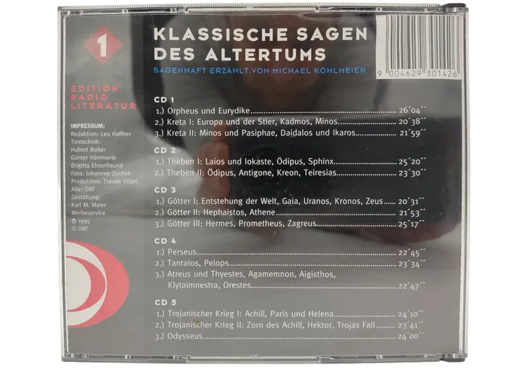 Klassische Sagen des Altertums – Edition Radio Literatur Ö1 - Bild 3
