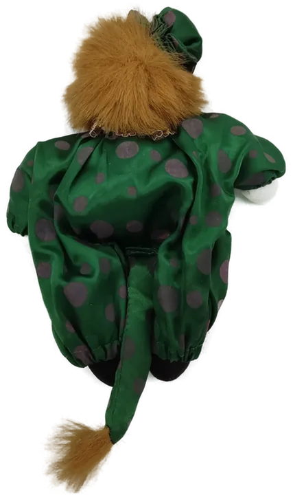Puppe Löwe Porzellankopf mit Stoffkörper Sammlerstück 70/80er  - Bild 3