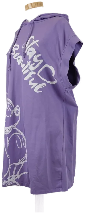 Mickey Mouse Shirt-Kleid mit Kapuze, lila, Gr. L - Bild 2