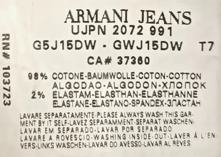 Armani Jeans Damen Jeans dunkelgrün Gr. 28 - Bild 4