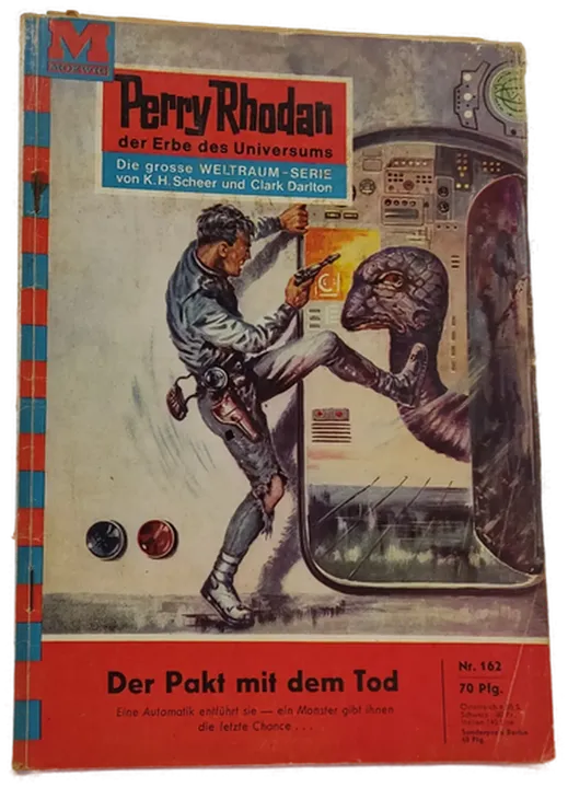 Romanheft Perry Rhodan Der Pakt mit dem Tod Erstauflage Nr.162 - Bild 2