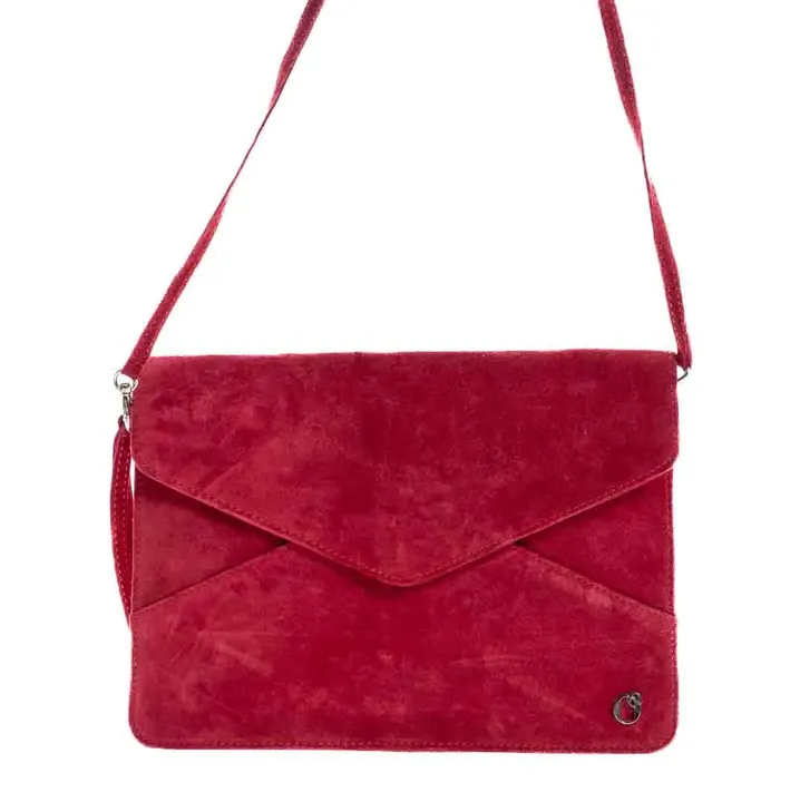 Leidiroo Lederhandtasche in rot - Made in Italy - Bild 1