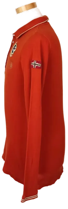 Napapijri Herren Shirt orange Gr. L - Bild 2