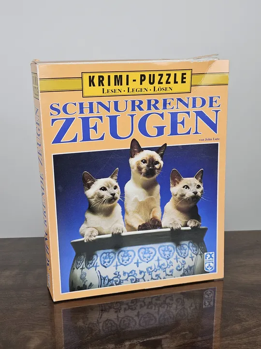 KRIMI PUZZLE - SCHNURRENDE ZEUGEN - FX SCHMID  - Bild 1